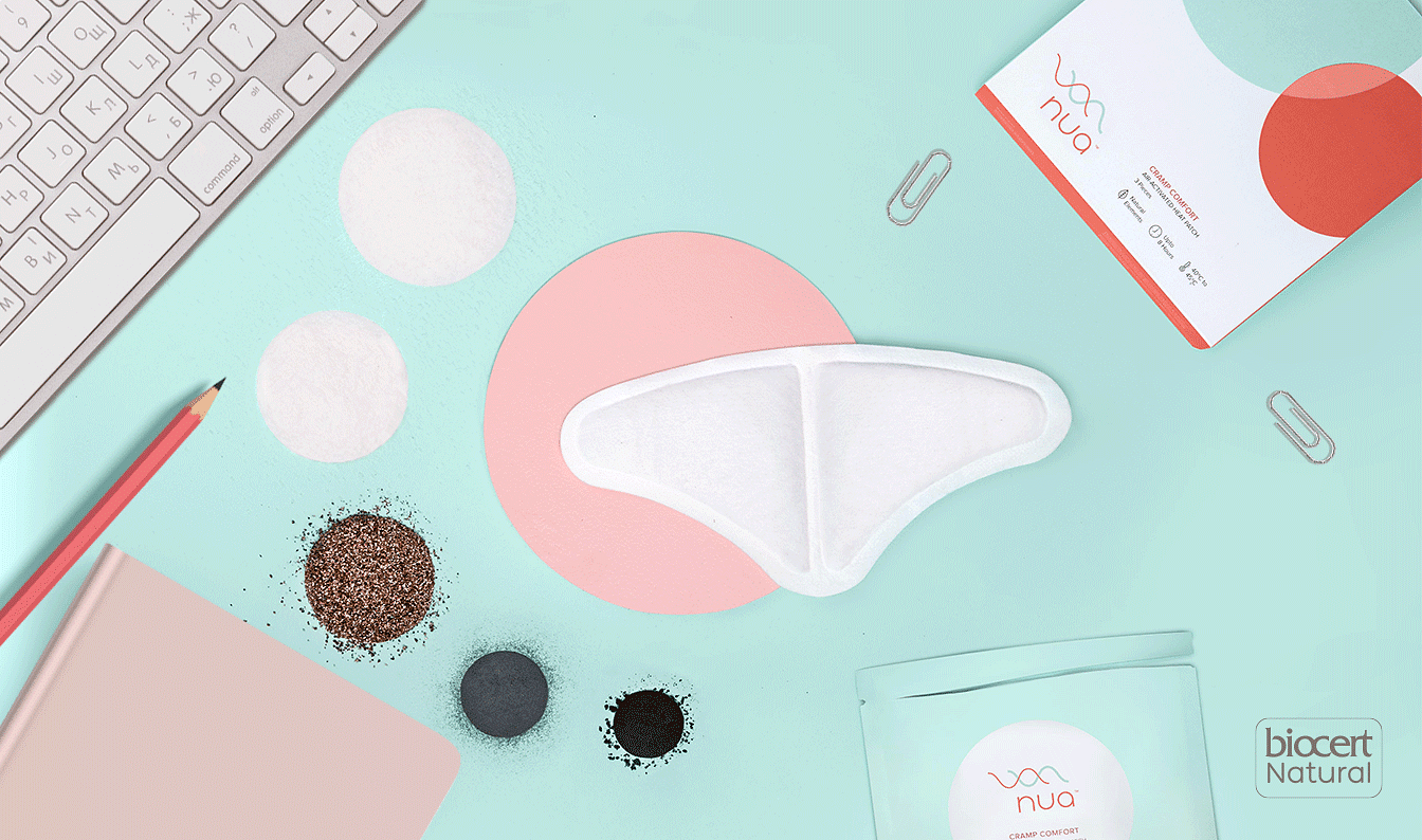 Nua Sanitary Pads and Cramp Comfort Patches