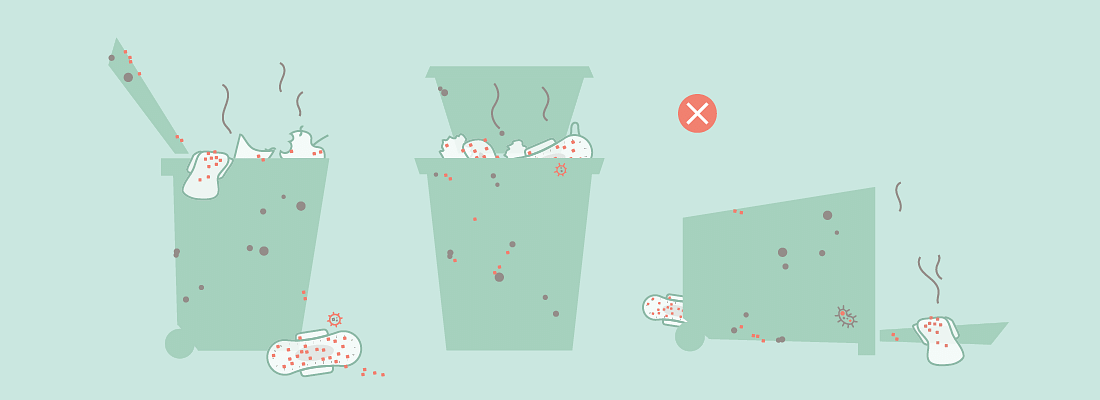 how to dispose sanitary napkins