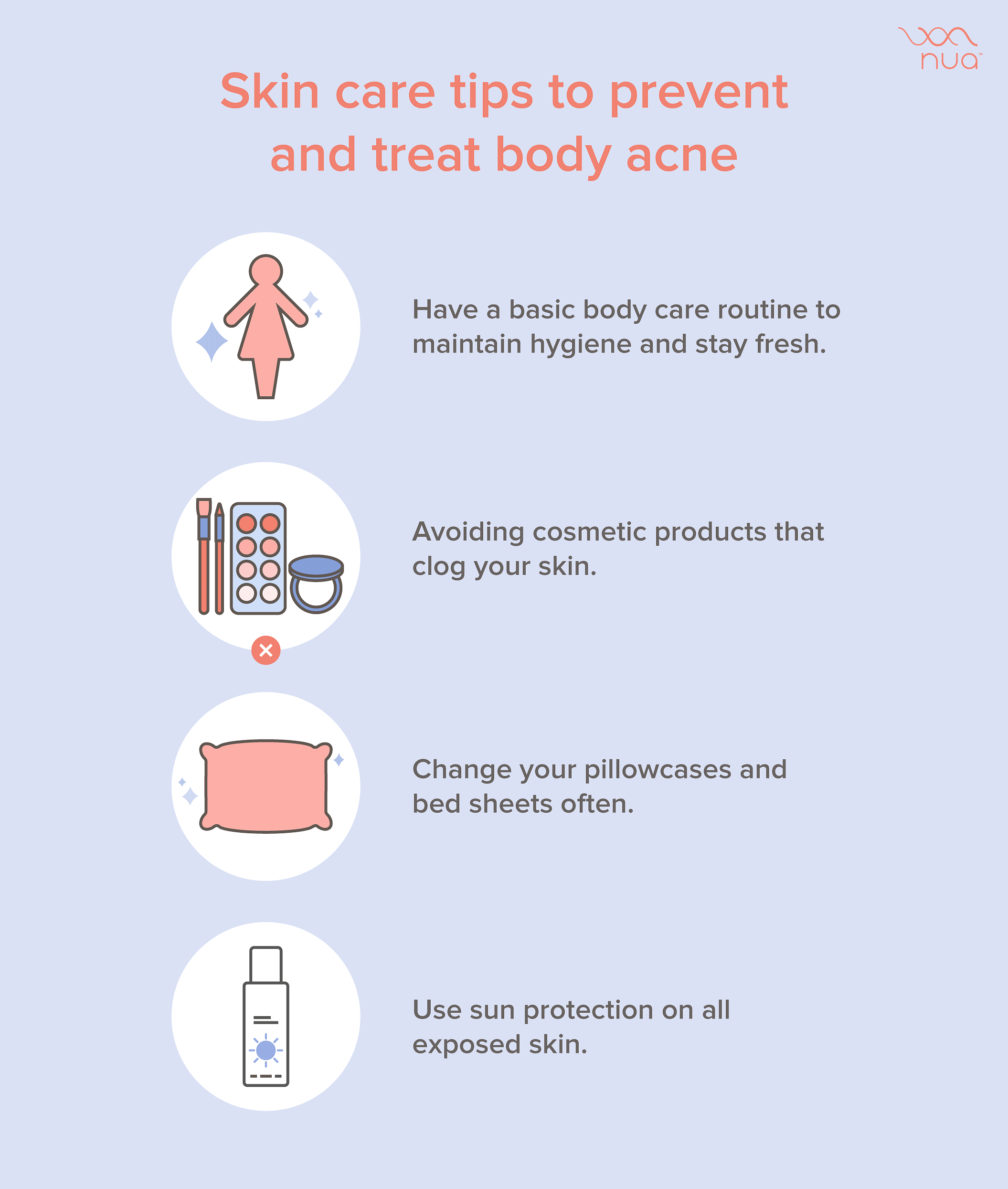 skin care tips for body acne