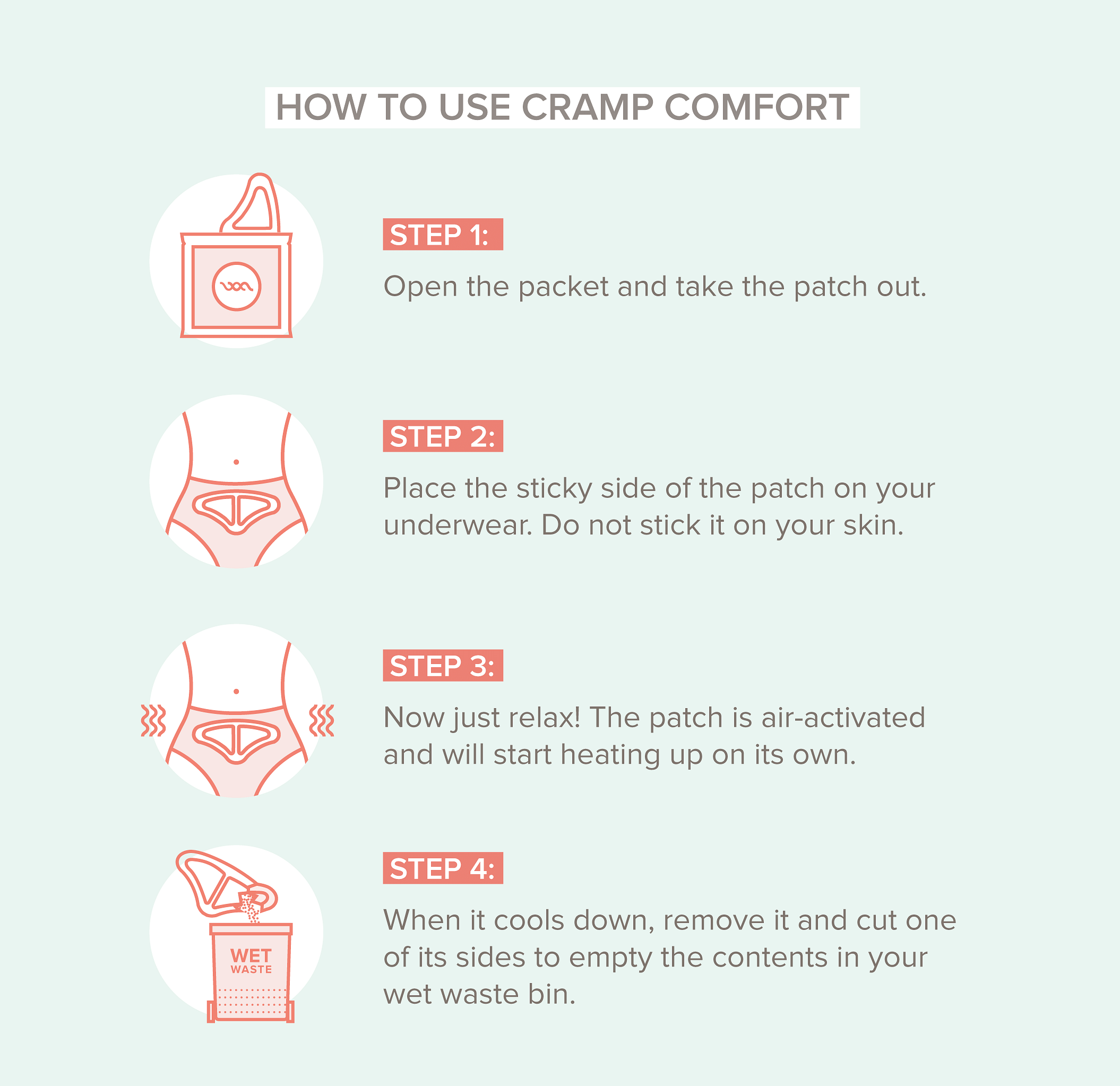 Here’s your period cramp relief solution: Cramp Comfort - In Sync By Nua.