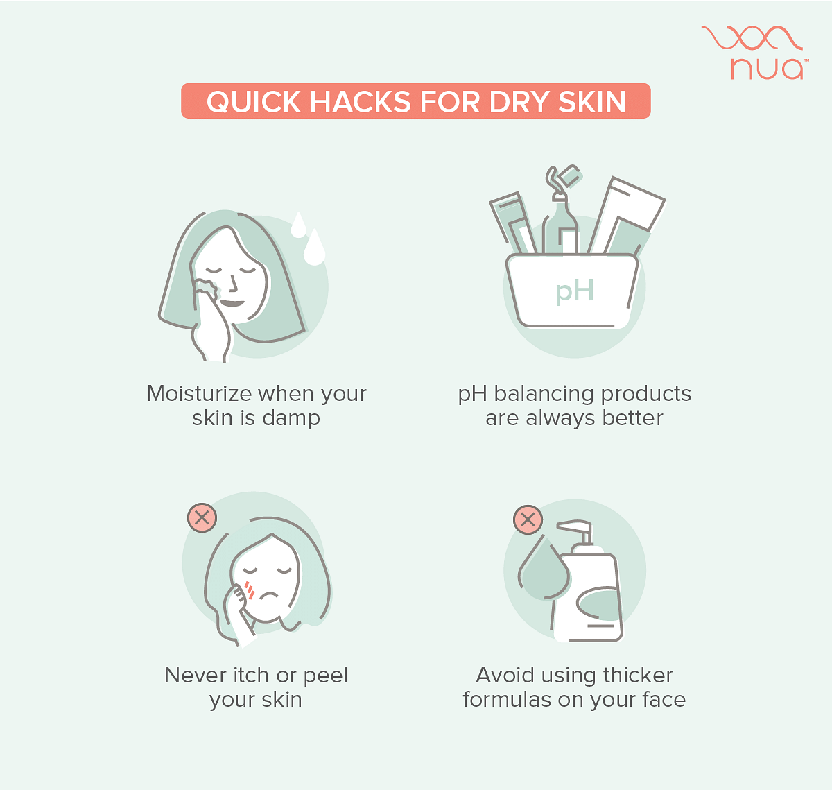 Quick Hacks for dry skin 