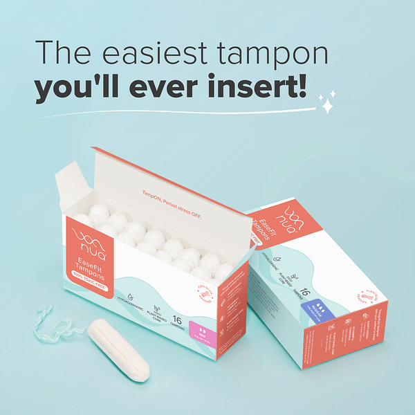 Nua's Easefit Tampons are easiest tampons you will ever insert