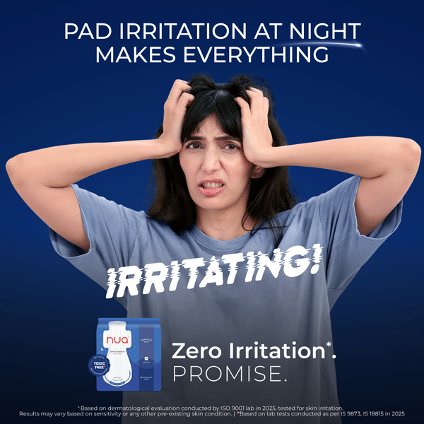 Get the sleep you've always dreamed of with Nua's ultra-safe night pads. These 100% toxin-free night pads come with disposable covers.