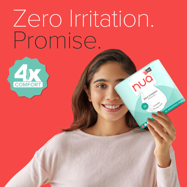 Zero Irritation Promise, 4x Complete Comfort Pads