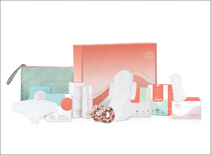 Buy Nua's Ultra-thin, rash-free & highly customisable sanitary pads, period  care and skin care products