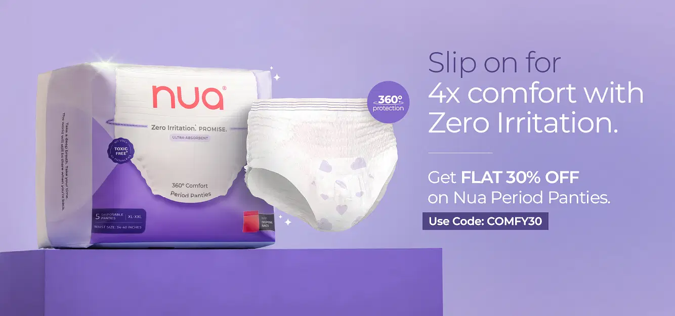 Nua 360 Comfort period panties