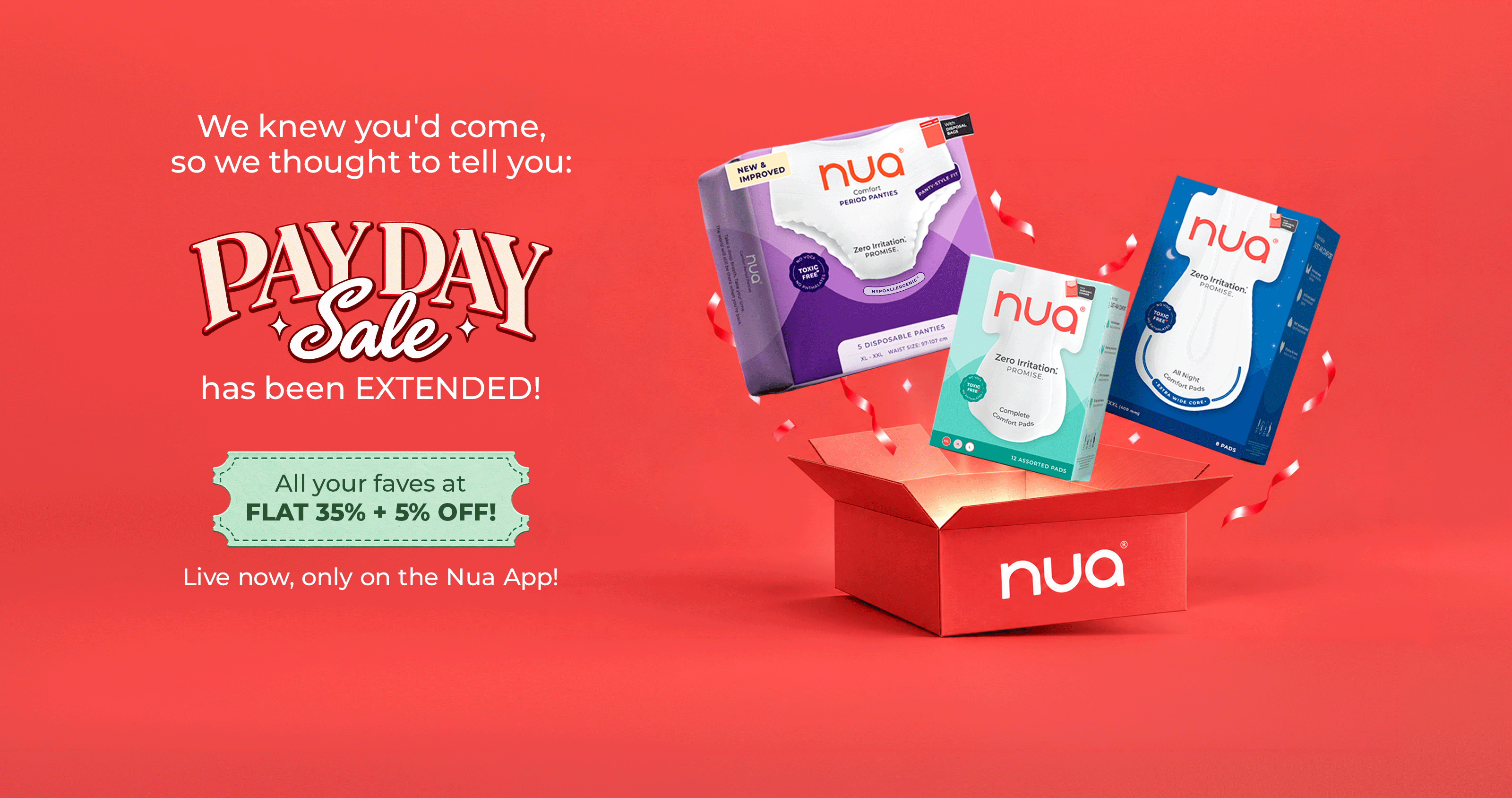 Nua's 9th birthday sale