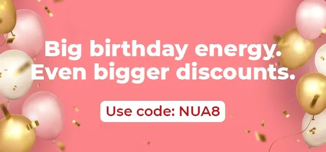 Nua's Birthday Sale